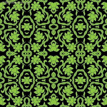 古典無縫拼接圖案花紋