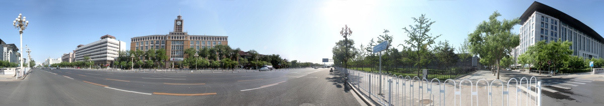 长安街电报大楼360度全景