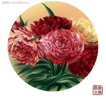 玫瑰花（通道分層）