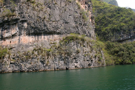 长江三峡神农溪 古栈道