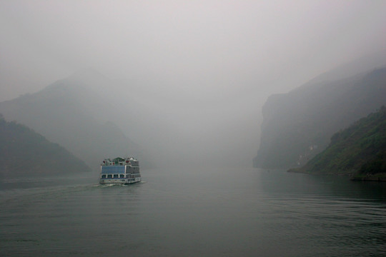 瞿塘峡 晨雾