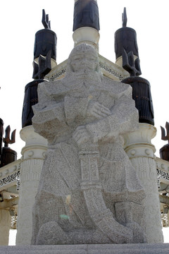 成吉思汗开国功臣术赤的雕像