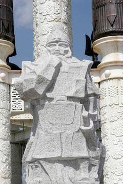 成吉思汗开国功臣博尔忽的雕像