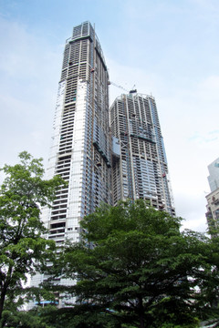 建设中的高楼