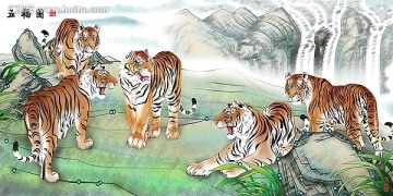 五福圖