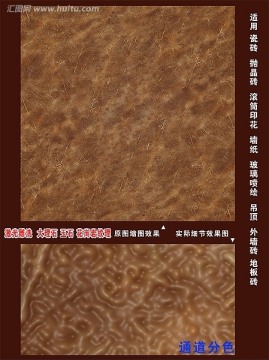 美國花崗巖 激光雕洗紋理（通道已分色）