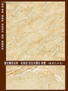 仿古大理石 水澤欲滴 水潤油滑（通道已分色）