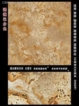 瑞士大理石 花崗巖 激光雕洗石材紋理（通道已分色）