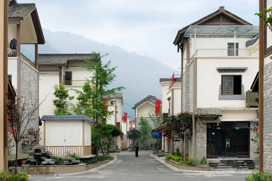 映秀新城住宅景观