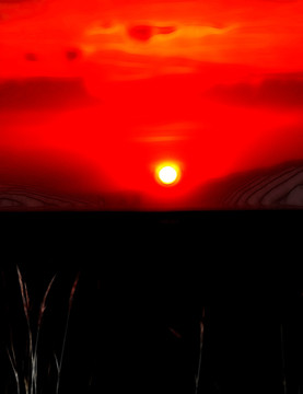 夕陽紅