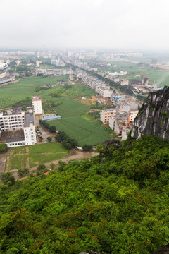 广西龙州县城风光