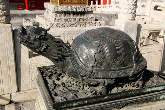 乾清宫 月台上的铜龟