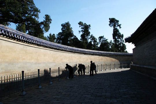 北京市天坛 皇穹宇回音壁