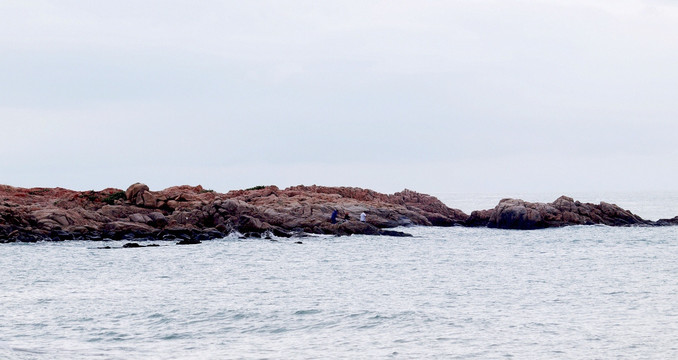 海南 昌化棋湾湾风光 沙地