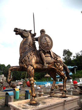 雕刻艺术 骑士