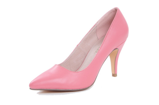 粉色高跟鞋 斜侧角度