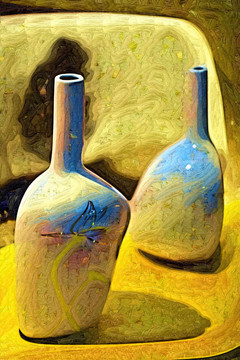 抽象花瓶