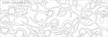 裝飾畫雕刻矢量圖 骷顱