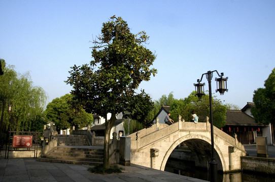 绍兴柯岩鲁镇景区