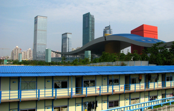 深圳市市民中心建筑工地