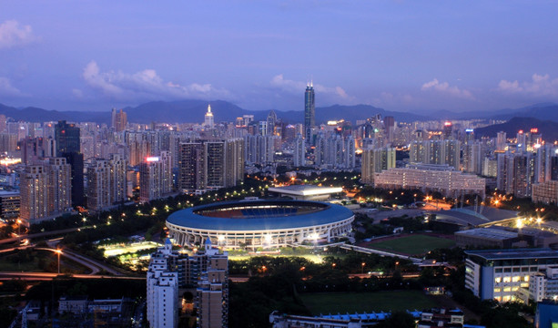 深圳罗湖区夜景