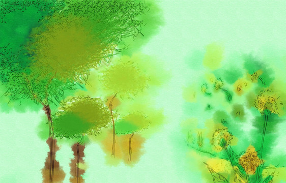 插畫效果