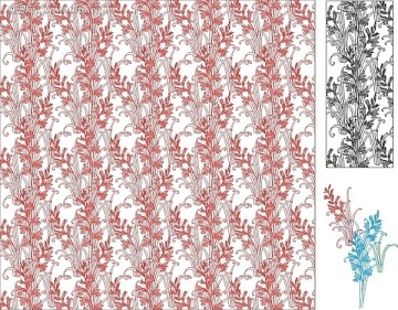 藝術(shù)玻璃雕刻圖矢量圖線條圖 金蘭