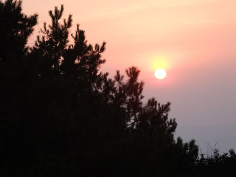 落落余暉 夕陽