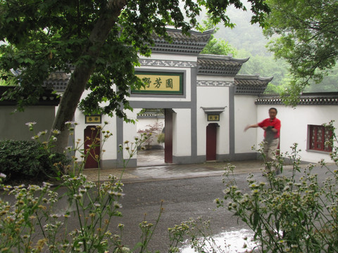 春雨野芳园