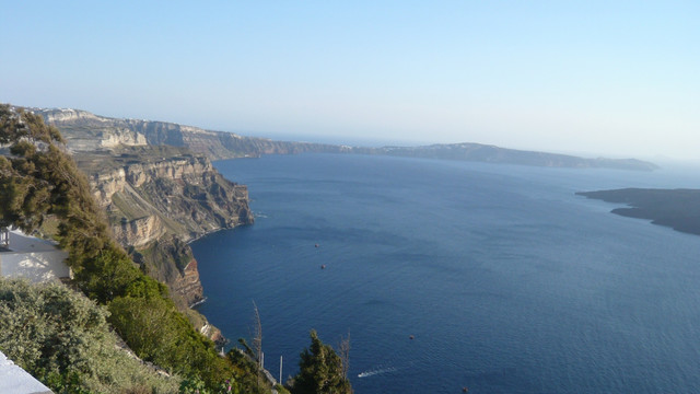 希腊爱琴海oia岛