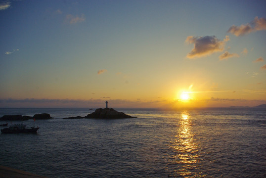 海岛日落