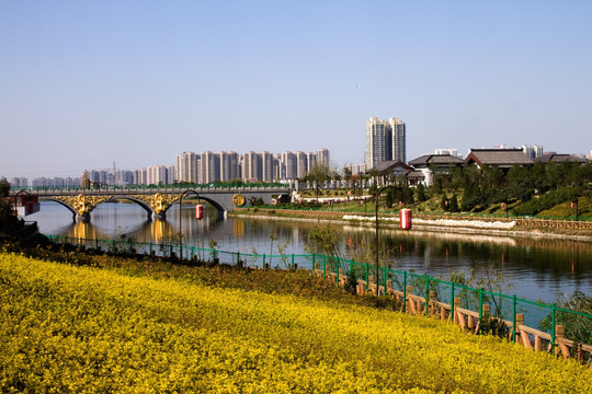 汉城湖公园尚武桥