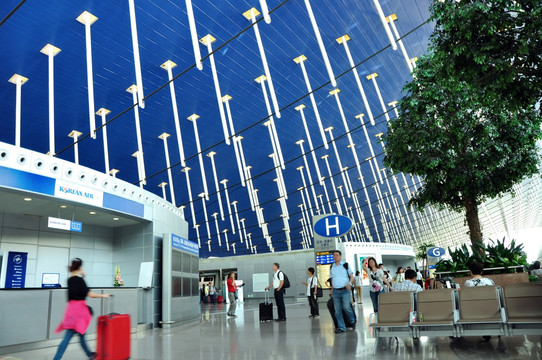 上海浦东国际机场航站楼大厅