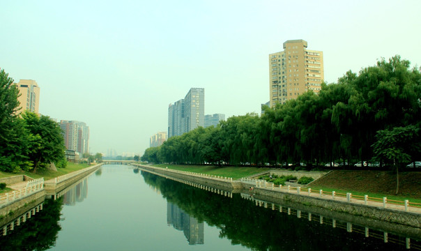 沿途风景西坝河