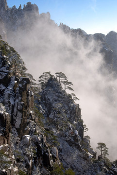 黄山雪景