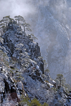 黄山雪景