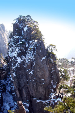 黄山雪景