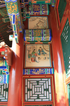 颐和园 古建筑壁画