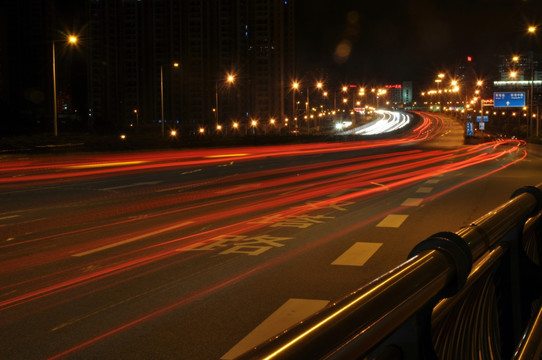 广州夜景 公路夜景