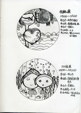 十二星座 水平 雙魚