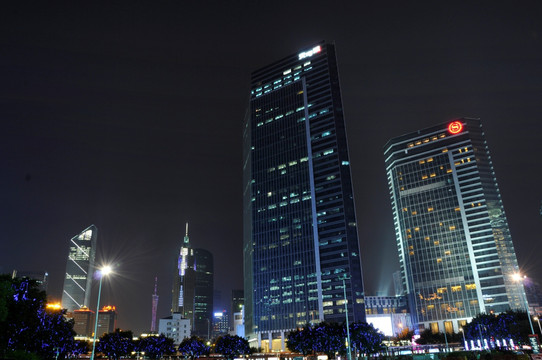 广州夜景 粤海天河城大厦 天河城