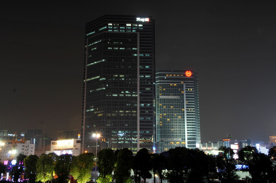 广州夜景 粤海天河城大厦 天河城