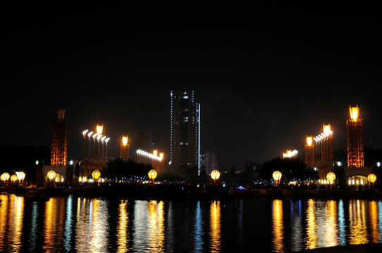 佛山千灯湖夜景