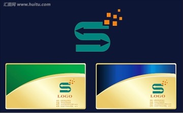 LOGO設(shè)計(jì)S字母科技品牌類