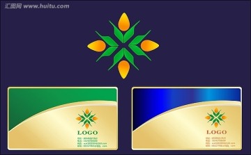 LOGO設計花形水果稻谷農業(yè)糧油貿易類LOGO