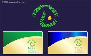 LOGO設(shè)計糧倉字形稻谷農(nóng)業(yè)糧油貿(mào)易類LOGO