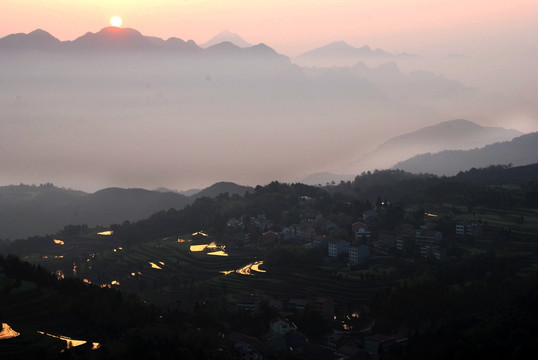 茗岙日出