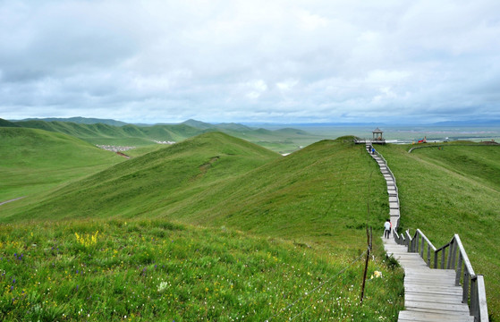 若尔盖唐克九曲黄河观光道