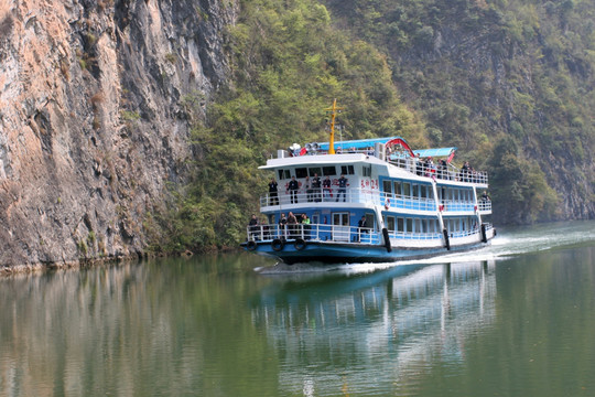 长江三峡神农溪 游轮