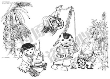 慶豐收 插畫